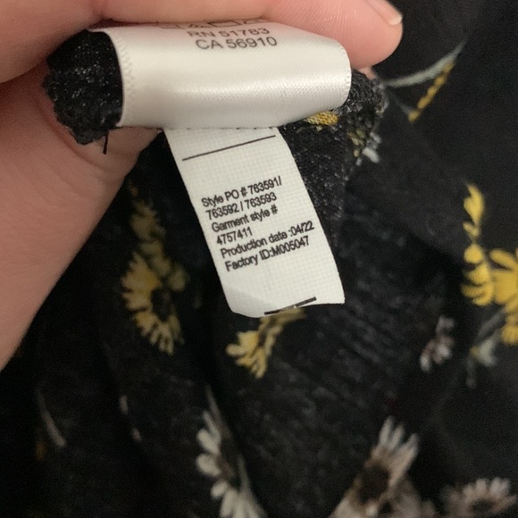 Maurice’s Plus Size Sunflower Tank Women’s 4X Black - Picture 5 of 7